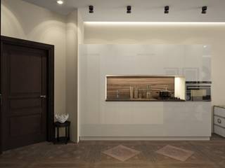 townhouse in modern style, Rubleva Design Rubleva Design Dapur Modern