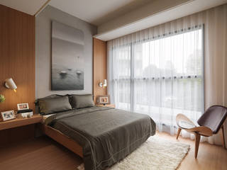 Reunite, 形構設計 Morpho-Design 形構設計 Morpho-Design Modern Bedroom