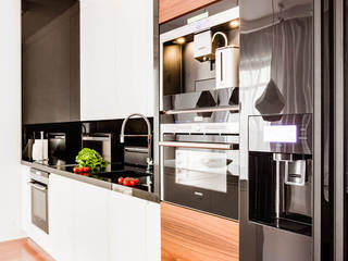 Apartament Cietrzewia, Ndesign Ndesign Modern kitchen