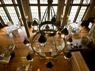 Lakeside Restaurant, Jeffrey Dungan Architects Jeffrey Dungan Architects Bars & clubs شیشه Beige