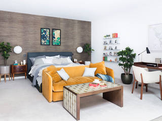 Modern New Home in Hampstead - master bedroom Black and Milk | Interior Design | London BedroomBeds & headboards master bedroom