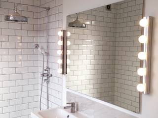 Rock star family home, My-Studio Ltd My-Studio Ltd Industrial style bathroom Tiles White
