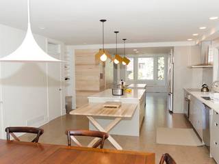 New Edinburgh Renovations, Jane Thompson Architect Jane Thompson Architect Scandinavian style kitchen Wood Wood effect