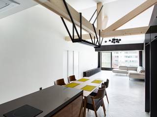 1986년 만들어진 목동3단지 아파트 50*호 리모델링 프로젝트, STARSIS STARSIS Salas de jantar modernas Madeira Efeito de madeira