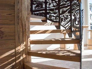 Ristrutturazione storica latteria, RI-NOVO RI-NOVO Commercial spaces Wood Wood effect