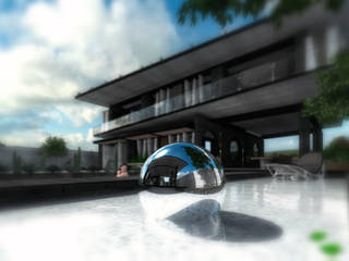 RESIDENCIA GG, TREVINO.CHABRAND | Architectural Studio TREVINO.CHABRAND | Architectural Studio Hồ bơi phong cách hiện đại