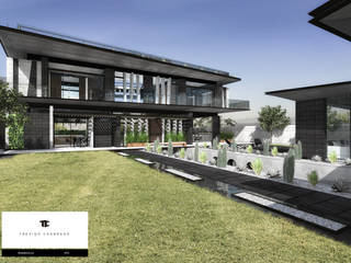 RESIDENCIA GG, TREVINO.CHABRAND | Architectural Studio TREVINO.CHABRAND | Architectural Studio Modern houses