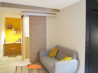 Appartement M, SLAI SLAI Living room Wood Wood effect