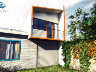 Diseño de Casa NH por NidoSur Arquitectos, NidoSur Arquitectos - Valdivia NidoSur Arquitectos - Valdivia Casas unifamilares