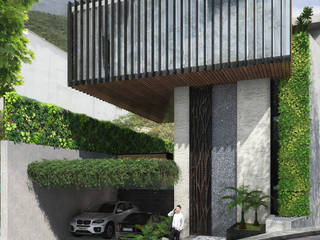 RESIDENCIA SH, TREVINO.CHABRAND | Architectural Studio TREVINO.CHABRAND | Architectural Studio منازل