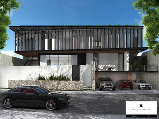 RESIDENCIA TF, TREVINO.CHABRAND | Architectural Studio TREVINO.CHABRAND | Architectural Studio Modern Houses