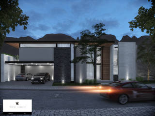 RESIDENCIA CORDILLERA, TREVINO.CHABRAND | Architectural Studio TREVINO.CHABRAND | Architectural Studio Rumah Modern