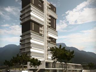 TORRE PANORAMA, TREVINO.CHABRAND | Architectural Studio TREVINO.CHABRAND | Architectural Studio Rumah Modern