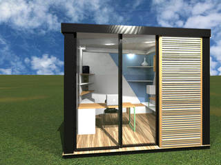 Clamart (bureau de jardin), deSYgn by JM2 deSYgn by JM2 Estudios y despachos de estilo escandinavo