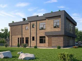 Норден_461 кв.м (с дизайн-проектом), Vesco Construction Vesco Construction Moderne Häuser