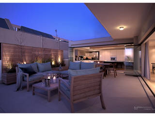 Costa Brava, Make Architects + Interior Studio Make Architects + Interior Studio Moderner Balkon, Veranda & Terrasse