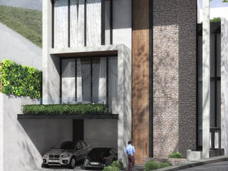 RESIDENCIA SH 2, TREVINO.CHABRAND | Architectural Studio TREVINO.CHABRAND | Architectural Studio منازل