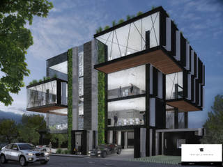 TORRE 514 (2), TREVINO.CHABRAND | Architectural Studio TREVINO.CHABRAND | Architectural Studio Modern Houses