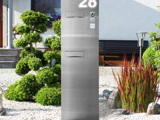Thorwa® Design Briefkästen und Säulen, Thorwa Metalltechnik Thorwa Metalltechnik Modern garden Metal