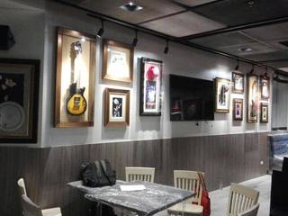 Hard Rock Cafe Bogota, estudio unouno estudio unouno Tường & sàn phong cách hiện đại