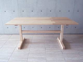 dining table CS-16DT, Cassette Cassette モダンデザインの 多目的室 木 木目調