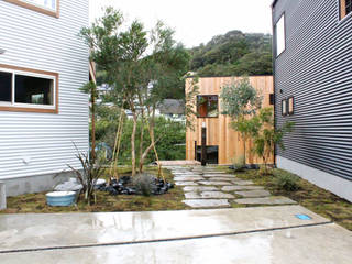 長柄の庭, Shikinowa Design Shikinowa Design Taman Modern