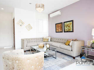 "PROYECTO LDZ26", PORTO Arquitectura + Diseño de Interiores PORTO Arquitectura + Diseño de Interiores Living room
