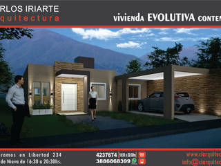 Vivienda en San Salvador de Jujuy, Carlos Iriarte arquitectura Carlos Iriarte arquitectura Nowoczesne domy Cegły