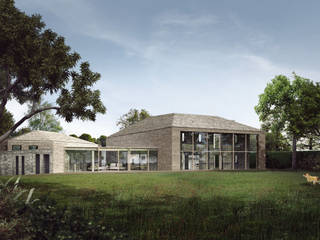 Paragraph 55 Zero Energy Home Warwickshire, guy taylor associates guy taylor associates منازل خشب Wood effect