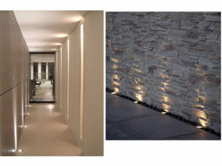 UPLIGHTING – PROJETO DE ILUMINAÇÃO, Boutique dos Lustres Boutique dos Lustres Modern corridor, hallway & stairs