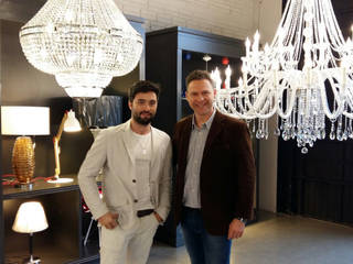 VISITA DO DESIGNER MICHEL KELLER NA BOUTIQUE DOS LUSTRES, Boutique dos Lustres Boutique dos Lustres Modern dining room