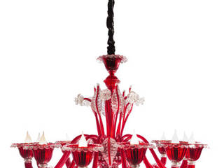 LUSTRE DE MURANO VERMELHO, Boutique dos Lustres Boutique dos Lustres Other spaces