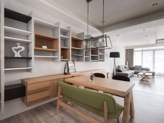 台中福雅路, 思維空間設計 思維空間設計 Scandinavian style dining room