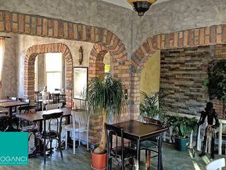 Beyrut Cafe, Doğancı Dış Ticaret Ltd. Şti. Doğancı Dış Ticaret Ltd. Şti. Country style walls & floors Bricks