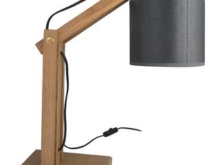 Lampe archi-Kapla, Studio OPEN DESIGN Studio OPEN DESIGN Skandynawska sypialnia Lite drewno Beżowy