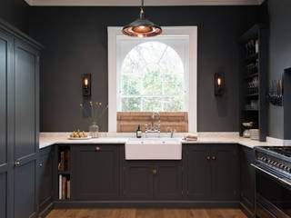 The Bloomsbury WC1 Kitchen by deVOL, deVOL Kitchens deVOL Kitchens Classic style kitchen Grey
