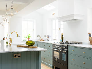 The Trinity Blue Kitchen by deVOL, deVOL Kitchens deVOL Kitchens Scandinavian style kitchen Blue