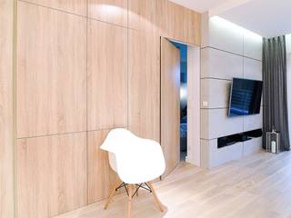 Apartament w Pogorzelicy, AS Design Wnętrza AS Design Wnętrza Salas de estilo minimalista