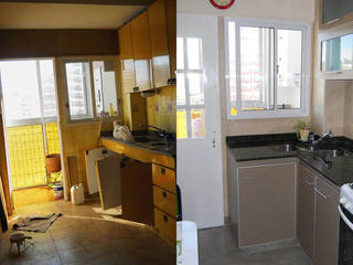 Remodelación cocinas, AyC Arquitectura AyC Arquitectura Modern Kitchen Ceramic Multicolored