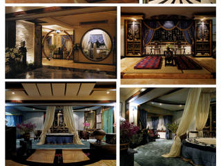古今中外, AIRS 艾兒斯國際室內裝修有限公司 AIRS 艾兒斯國際室內裝修有限公司 Asian style living room