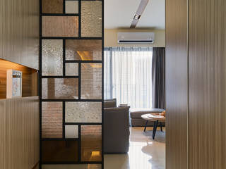 鄉鄰靜安-陳公舘, 青瓷設計工程有限公司 青瓷設計工程有限公司 Modern Corridor, Hallway and Staircase