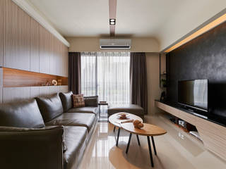 鄉鄰靜安-陳公舘, 青瓷設計工程有限公司 青瓷設計工程有限公司 Modern Living Room