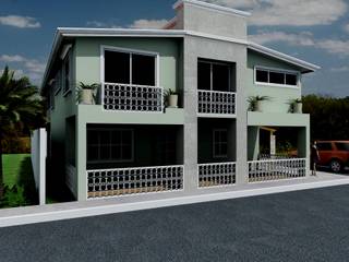 Casa residencial, M4X M4X Casas eclécticas Concreto reforzado