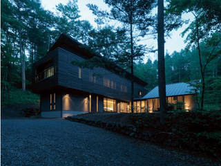 VILLA SILVA | 軽井沢の別荘建築 Ｍアーキテクツ｜高級邸宅 豪邸 注文住宅 別荘建築 LUXURY HOUSES | M-architects モダンな 家 木 木目調 高級邸宅,高級住宅,豪邸,別荘建築,デザイナー住宅,Mアーキテクツ,豪邸建築,高級注文住宅,軽井沢,M-architects,高級別荘建築,luxury houses