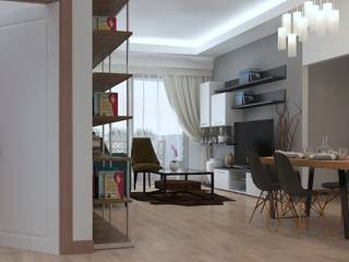 Ağaoğlu 1453 3D Tasarım Projesi, Mandalin Dizayn Mandalin Dizayn Ruang Keluarga Modern
