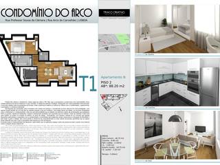 Condominio habitacional, Traço Criativo, Arquitetura, Planeamento e Design, Lda Traço Criativo, Arquitetura, Planeamento e Design, Lda Moderne huizen