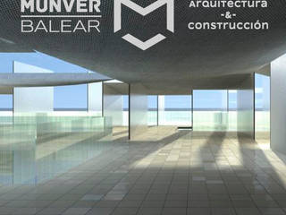Terraza Chill Out (Cliente Privado), Munver Balear Munver Balear 地中海デザインの テラス 鉄/鋼
