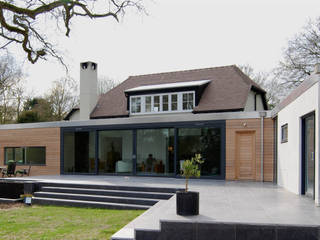 Landscape House, House in an Area of Outstanding Natural Beauty, ROEWUarchitecture ROEWUarchitecture Case moderne Vetro