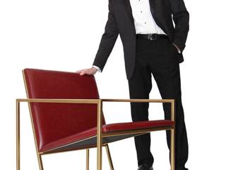 Gravity Chair by Andrew McQueen, Andrew McQueen Andrew McQueen Minimalistische Wohnzimmer Metall Bernstein/Gold