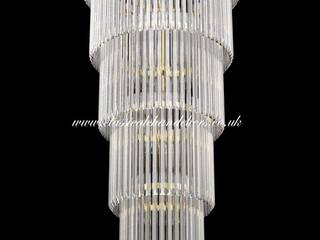 Waterfall Stairwell Chandeliers , Classical Chandeliers Classical Chandeliers Коридор, прихожая и лестница в модерн стиле